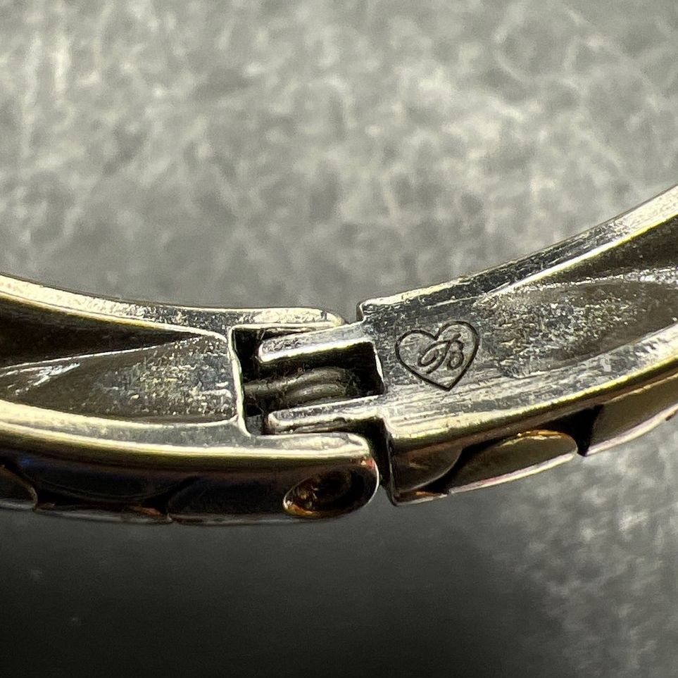Brighton Rhinestone Bangle Hinged Bracelet