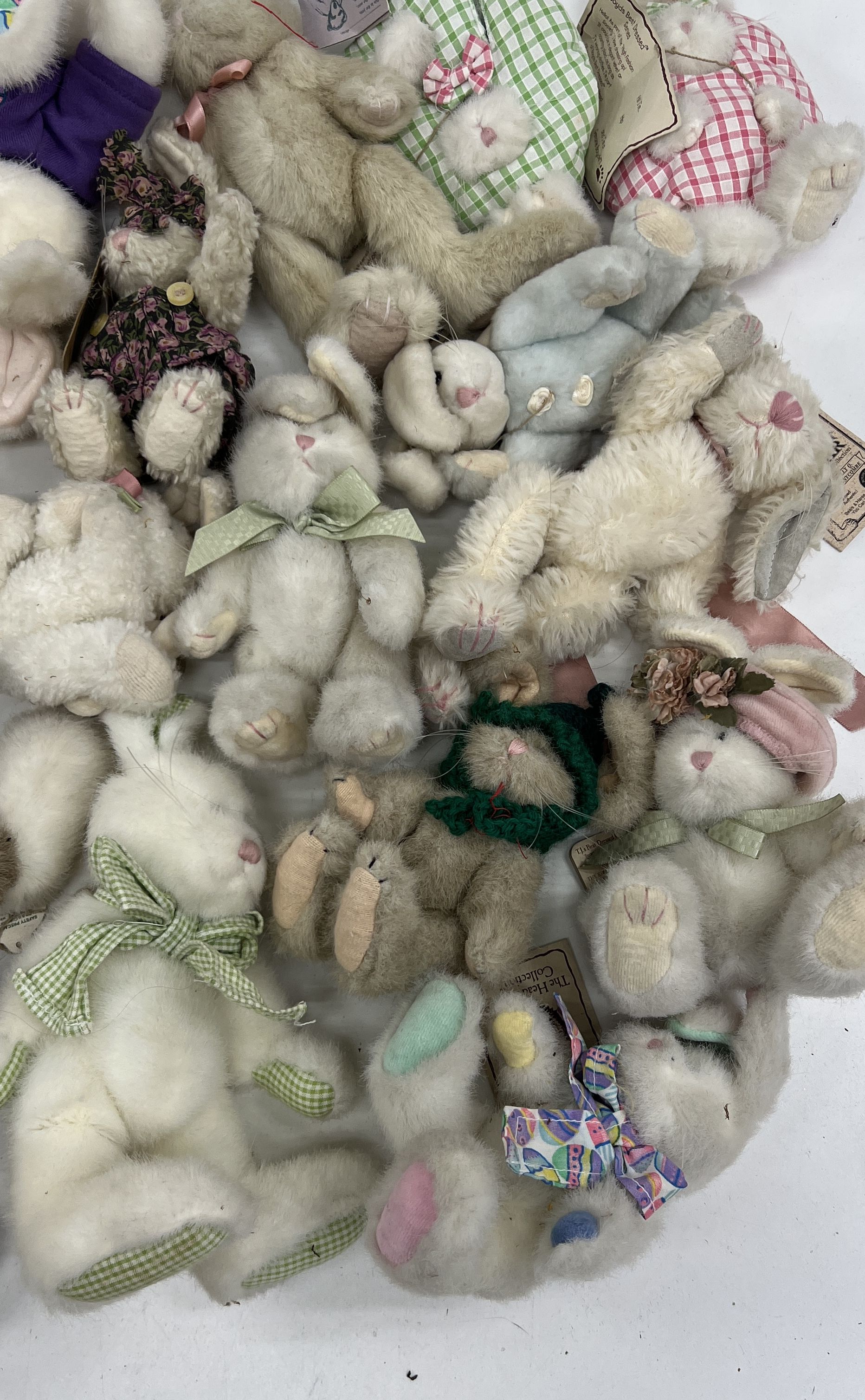 Vintage Boyds Bunnies Large Plush Toy Lot Collectible Stuffed Animals