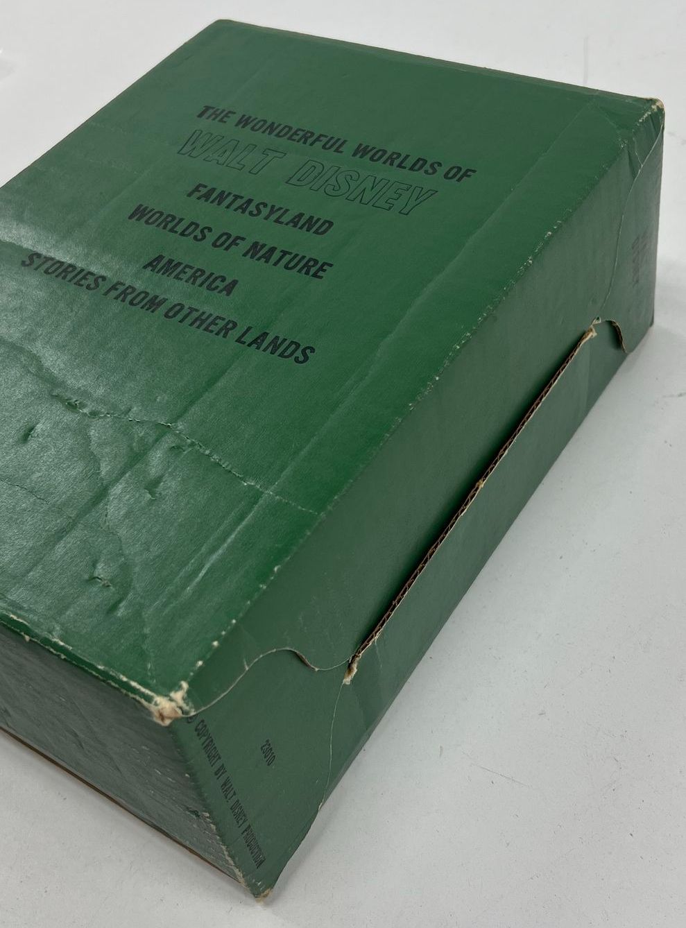 Vintage 1965 Wonderful Worlds of Walt Disney 4 Book Box Set Golden Press
