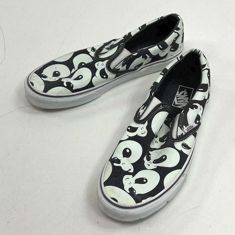 Vans Classic Slip-On Alien Ghost Glow In The Dark Skate Shoes Men's Size 11