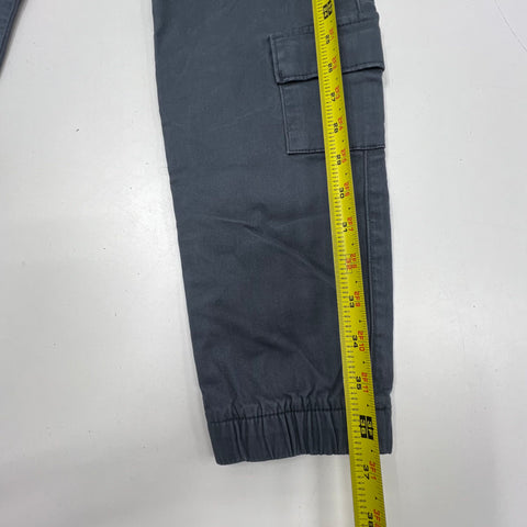NWT Hollister Gray Advanced Stretch Tapered Cargo Jogger Pants Men's XS
