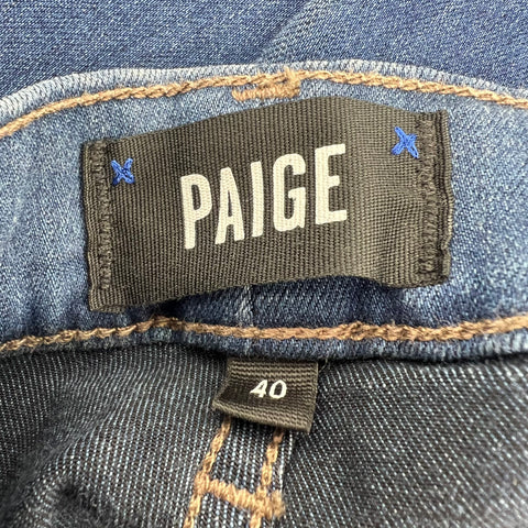 Paige NWT Normandie Straight Transcend Blue Jeans Men's Size 40