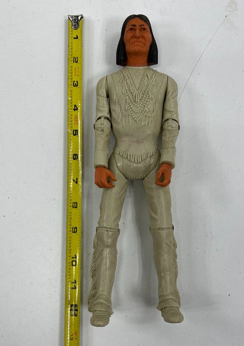 1967 Marx Toys Johnny West Geronimo 12 Inch Vintage Action Figure Loose