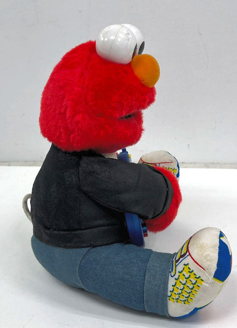 Vintage 1996 Tyco Rock & Roll Elmo Sesame Street Animated Plush Toy Tested