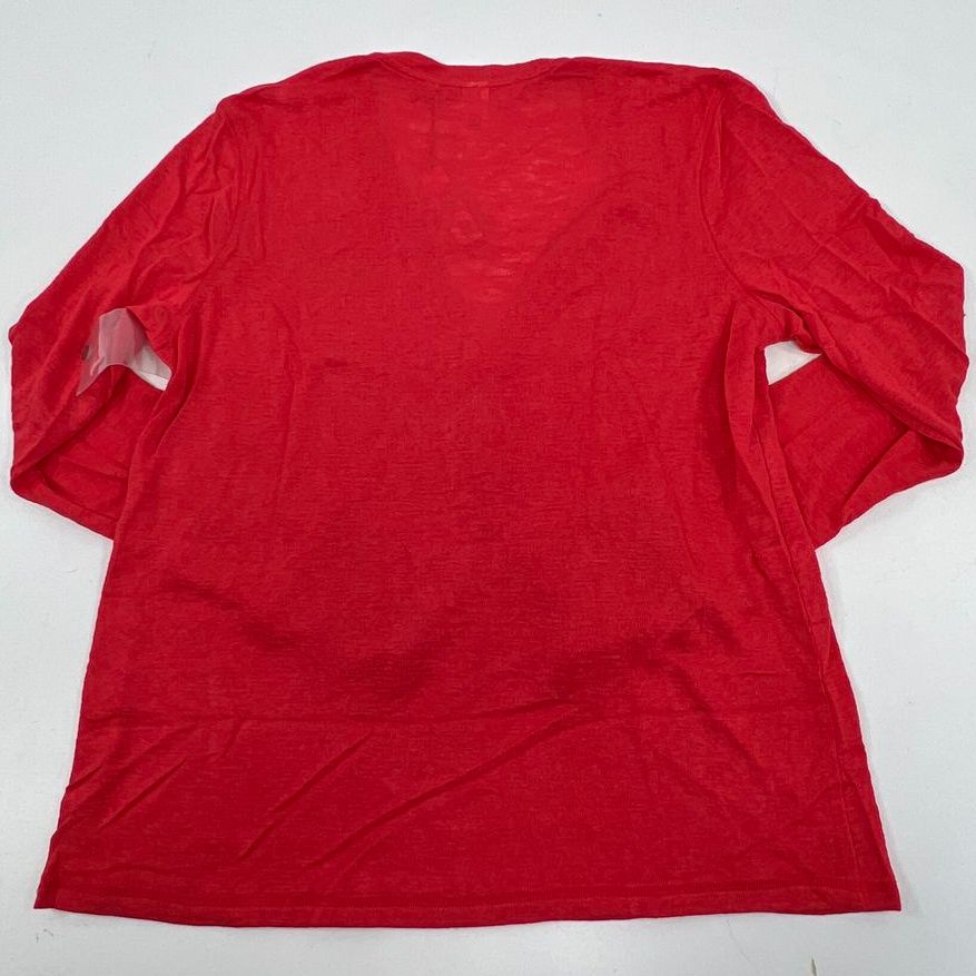 NWT Women's Victoria's Secret Red Plaid Pajama Shorts Long Sleeve Set Size Small