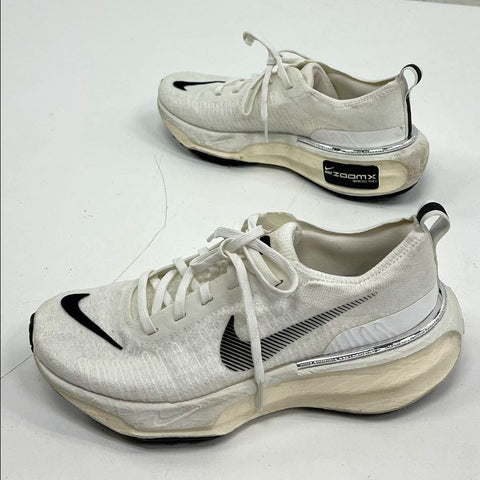 Nike ZoomX Invincible Run Flyknit Rawdacious White Running Shoes Size 8