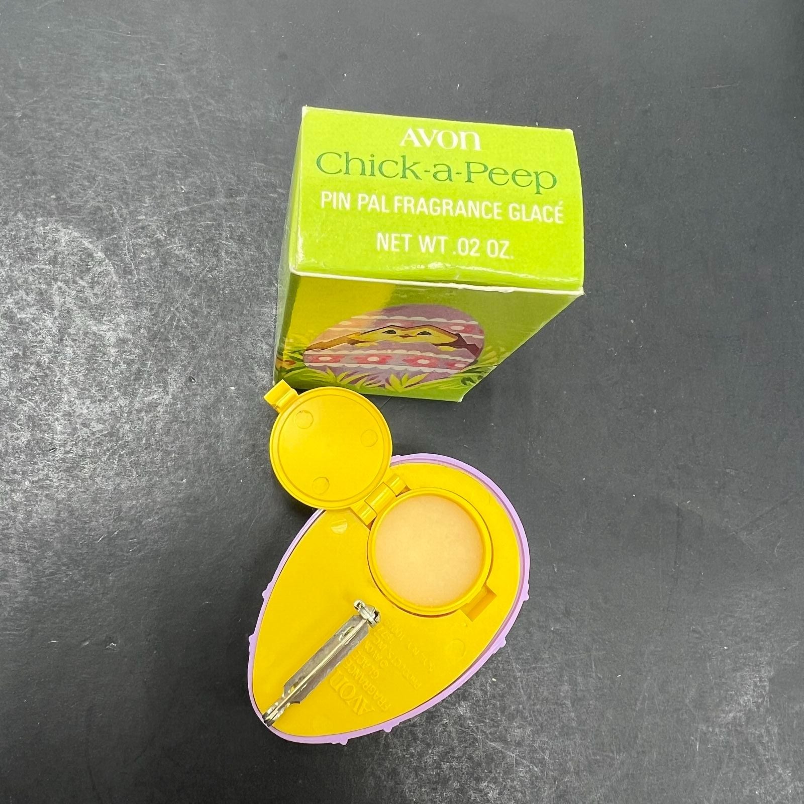 Vintage Avon Perfume Pins Chick a Peep Flower Basket Regence Lot of 6