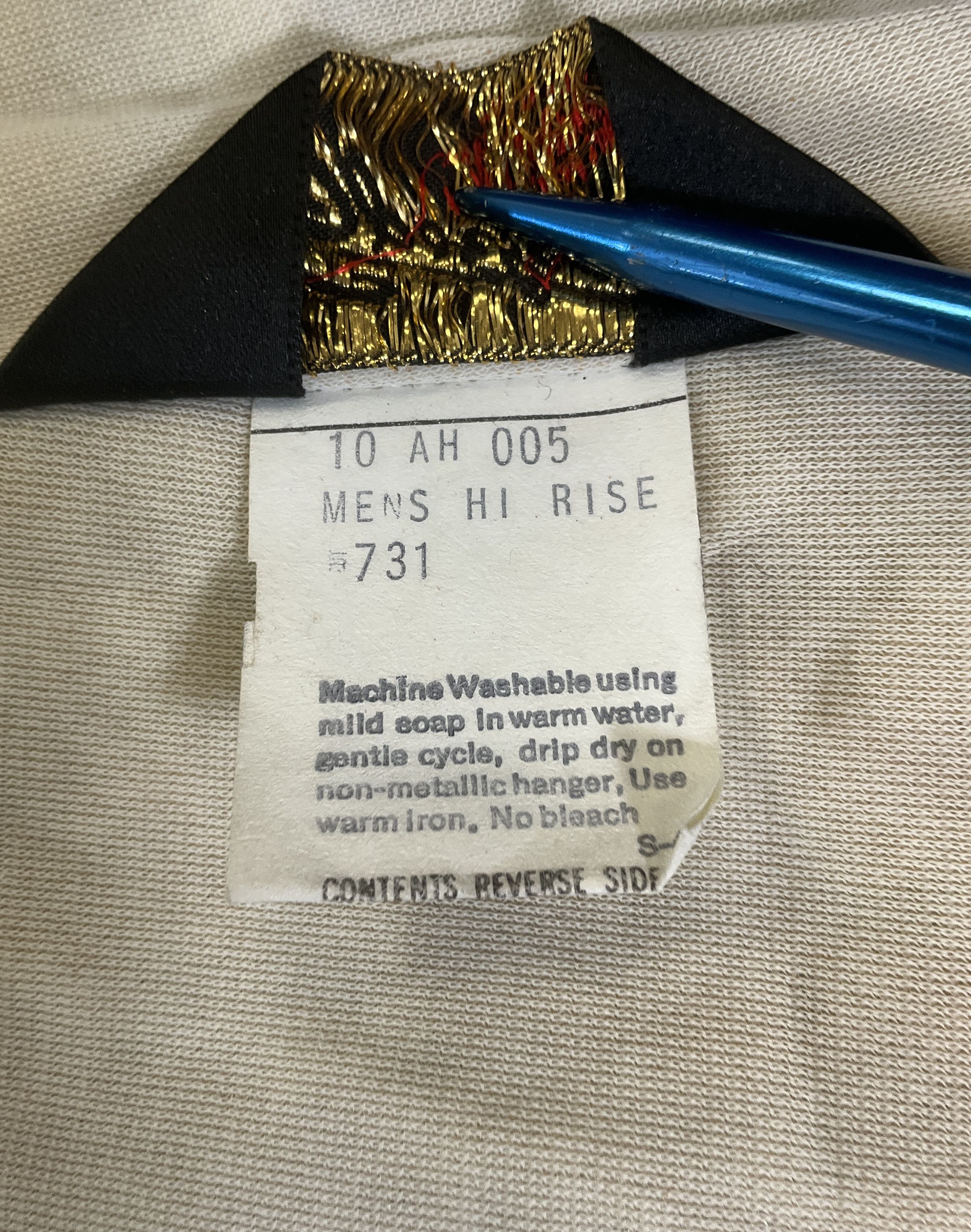Vintage Sportcaster Mens XL Blue High Rise Snow Pants Ski Bib Made in USA
