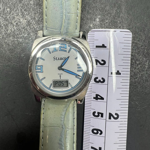 Stauer Watch STA15-LHU Automatic Self Winding Works! Leather Band