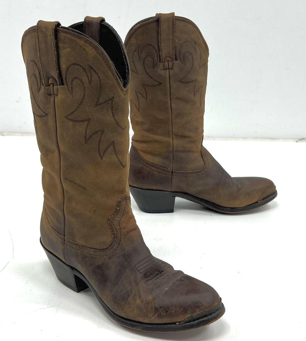 Durango Crush RD542 Brown Slouch Western Cowboy Boots Womens Size 6