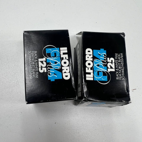 ILFORD FP4 Plus 125 Black and White Film 2 Rolls IOB Open