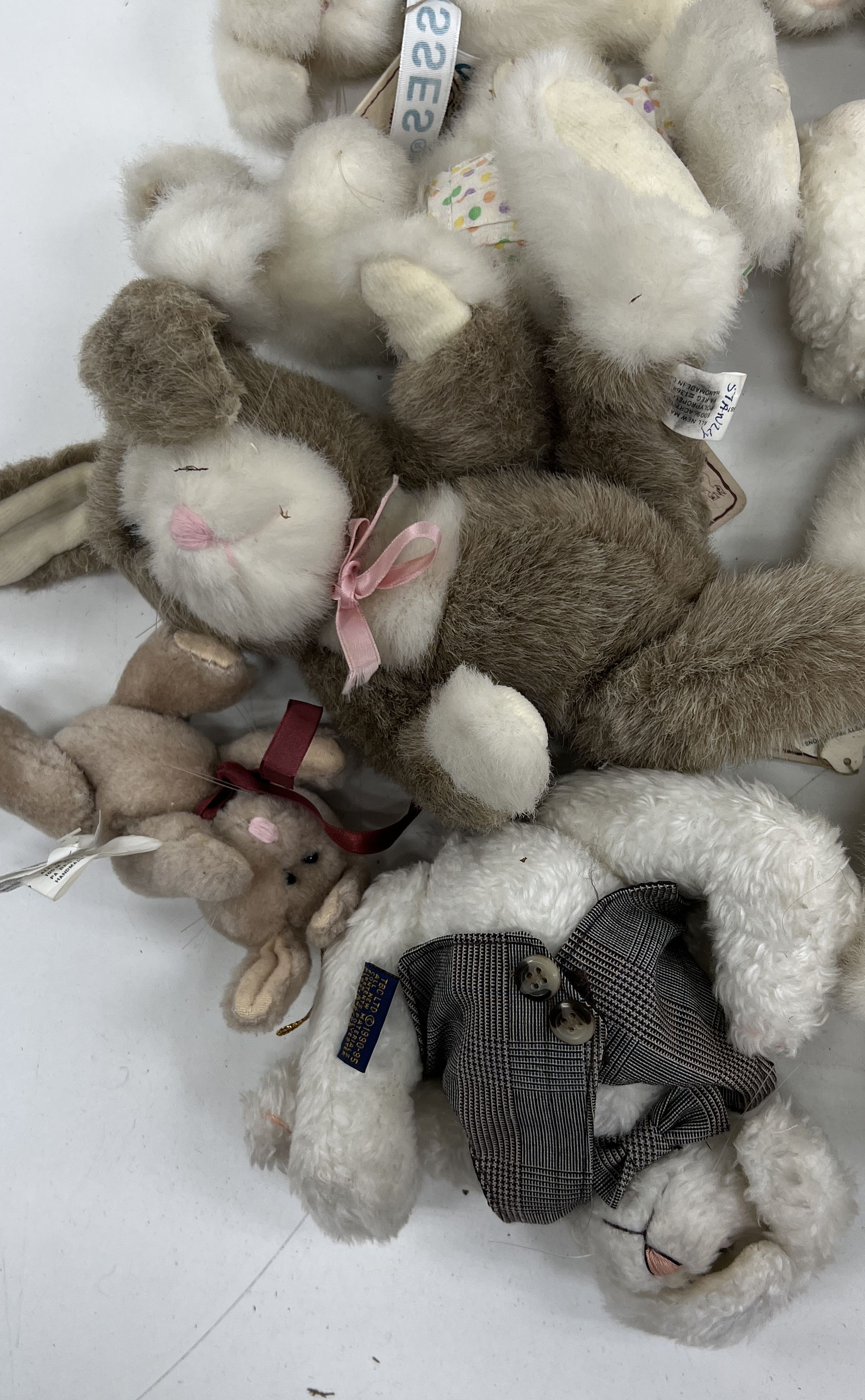 Vintage Boyds Bunnies Large Plush Toy Lot Collectible Stuffed Animals