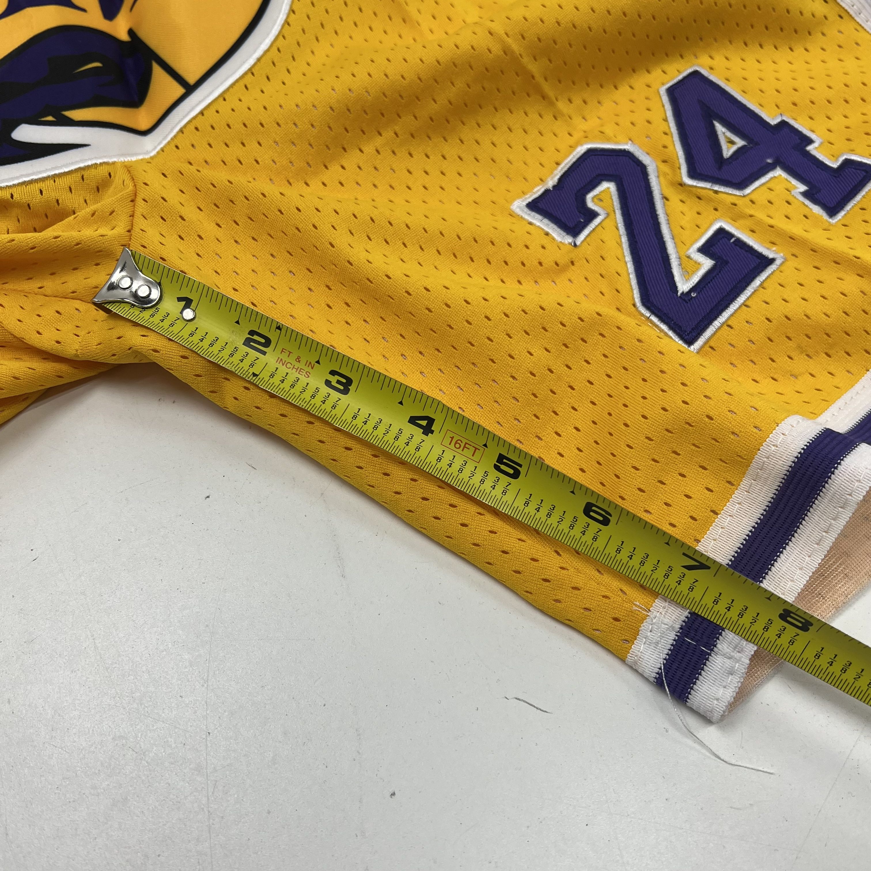 Unbranded Black Mamba Lakers Tribute Mesh Basketball Shorts Yellow Purple Men's