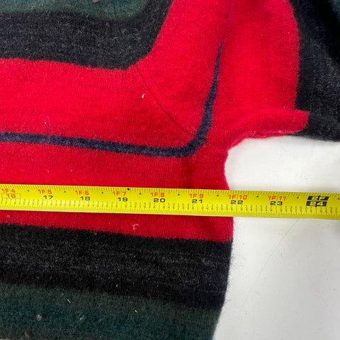 Vintage 90s Lauren Ralph Lauren Multi Stripe Lambswool Sweater Women's L