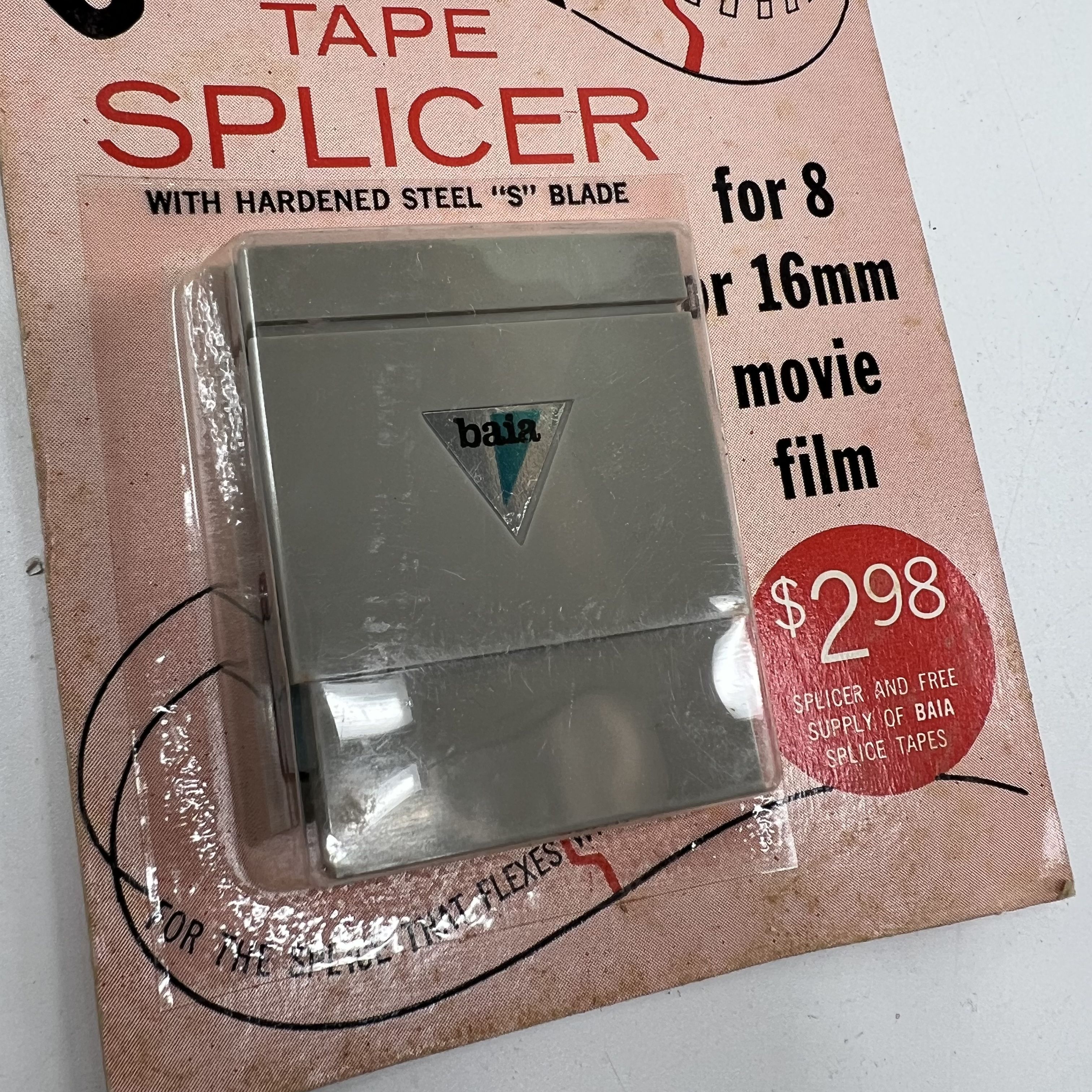 Vintage Baia Uniflex Tape Splicer 8mm 16mm Movie Film Editing Lot of 4