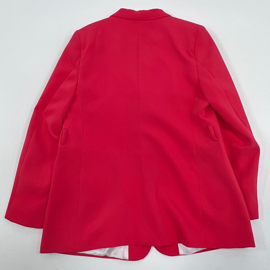 NWT Women's Allen Solly Salmon Pink Blazer Suit Jacket with Pin - Size XL
