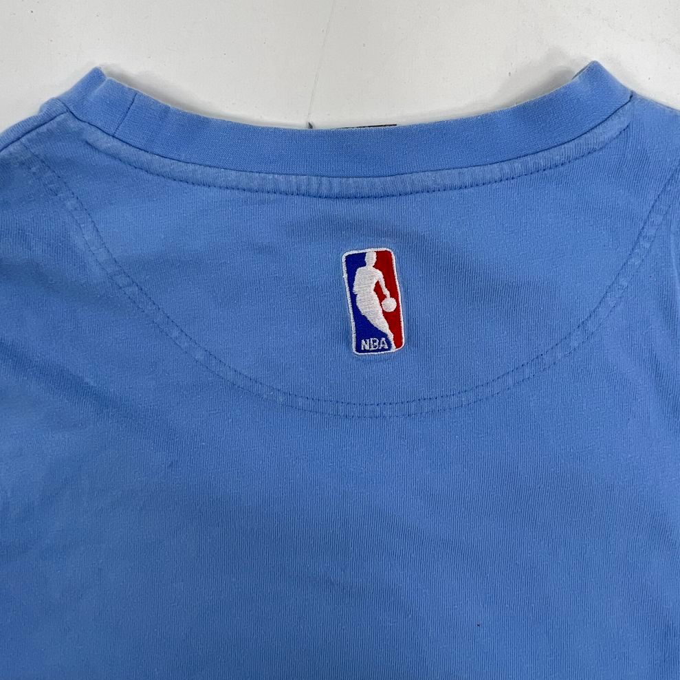 Vintage Y2K Nike Team Sacramento Kings Sewn Logo T-Shirt Mens L Blue
