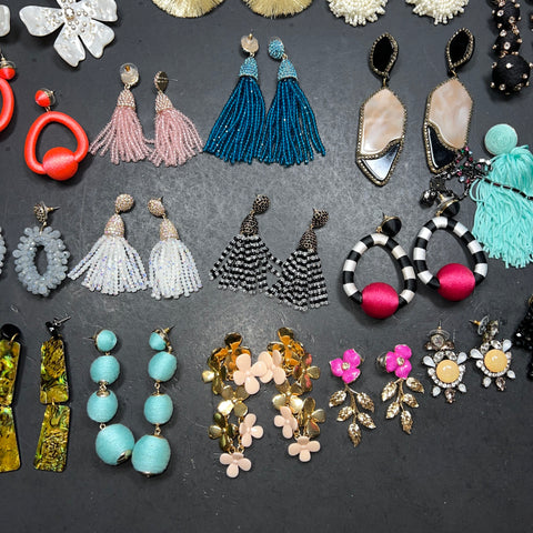 Lot of Baublebar & Others Statement Dangling Earrings
