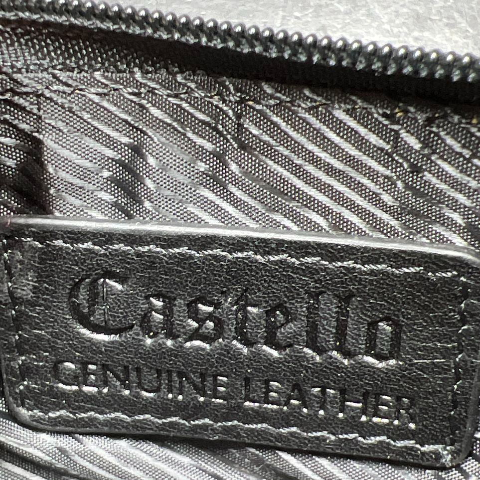 Castello Genuine Black Leather Wallet NIB