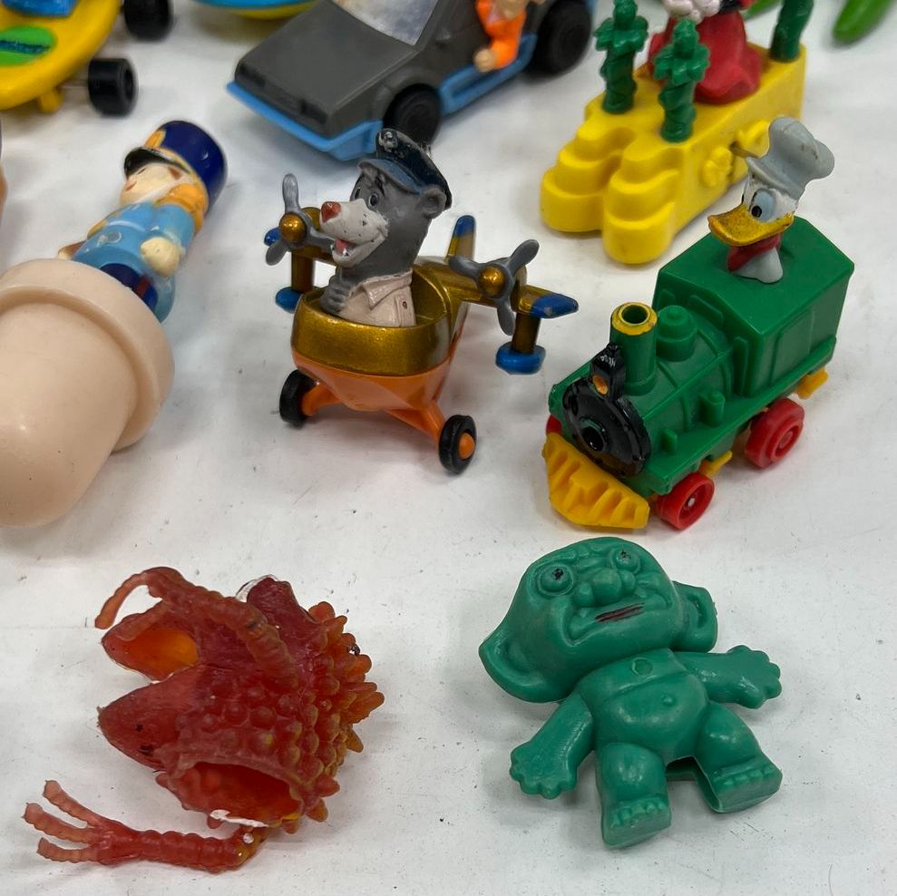 Vintage 90s Toy Figure Lot 30+ Disney Mario BTTF Superman Fast Food Premiums