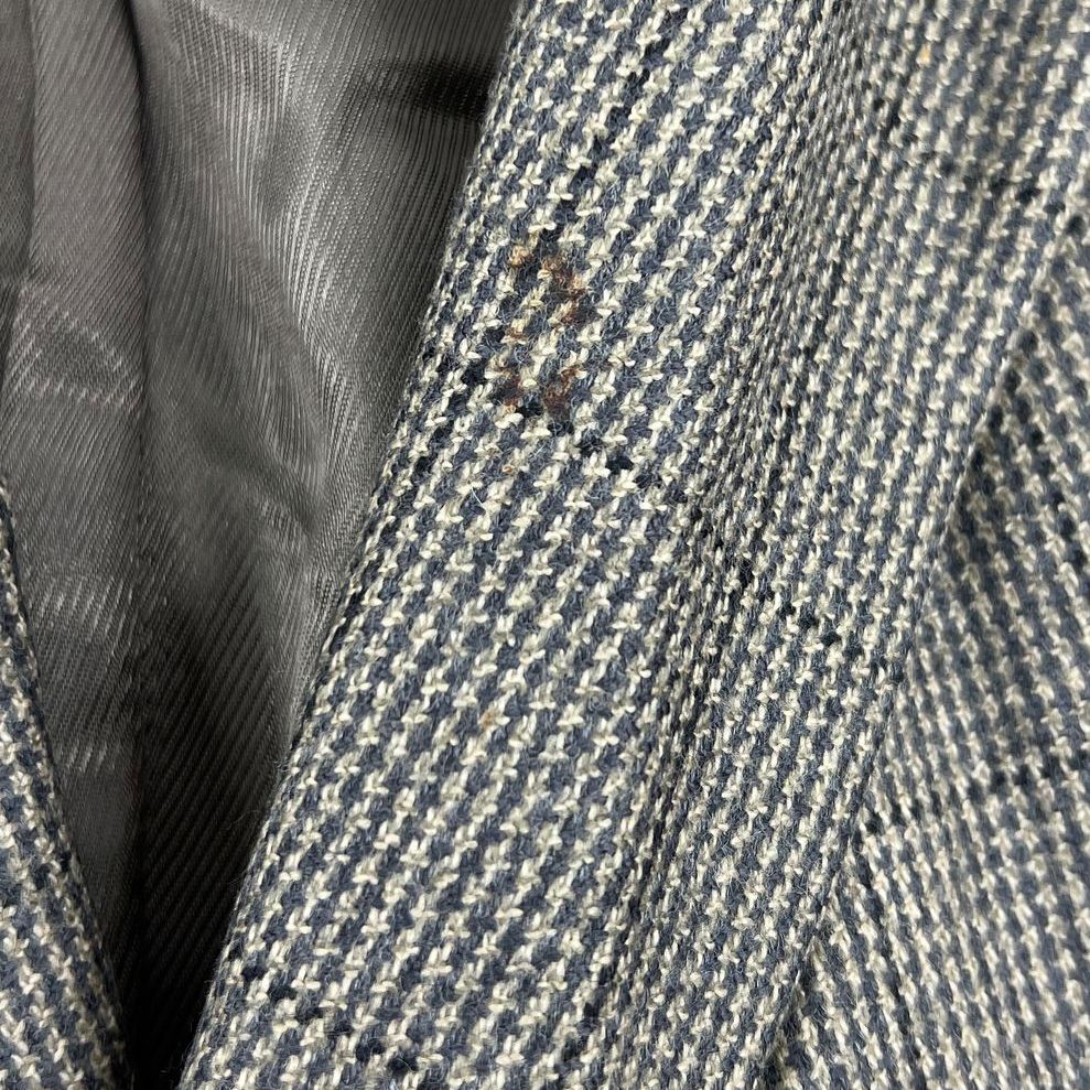 Oscar De La Renta Lot of 2 Gray Wool Cashmere Blazer Jacket Men's 60L
