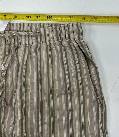 NWT Hanro Desert Stripe Night & Day Woven Cotton Lounge Pants Men's L