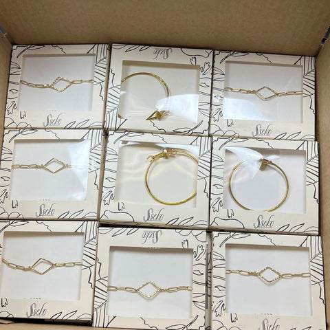 Sseko Assorted Gold & Silver Tones Costume Jewelry NIB Lot
