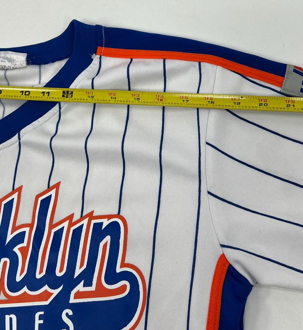 Men's Brooklyn Cyclones White Baseball Jersey Wally Backman #6 - Size Medium?