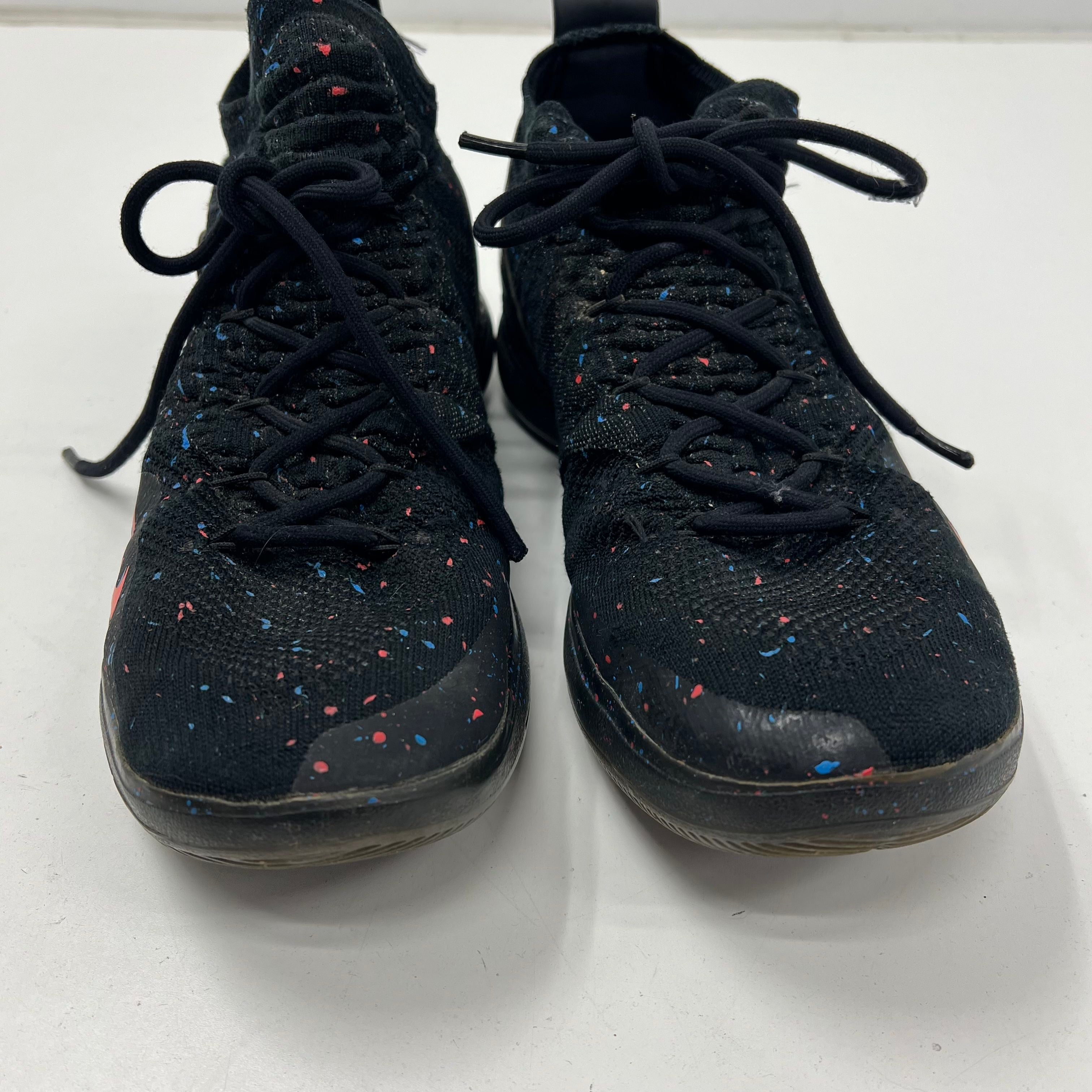Nike KD 11 Confetti Kevin Durant Basketball Shoes Black Blue Size 13
