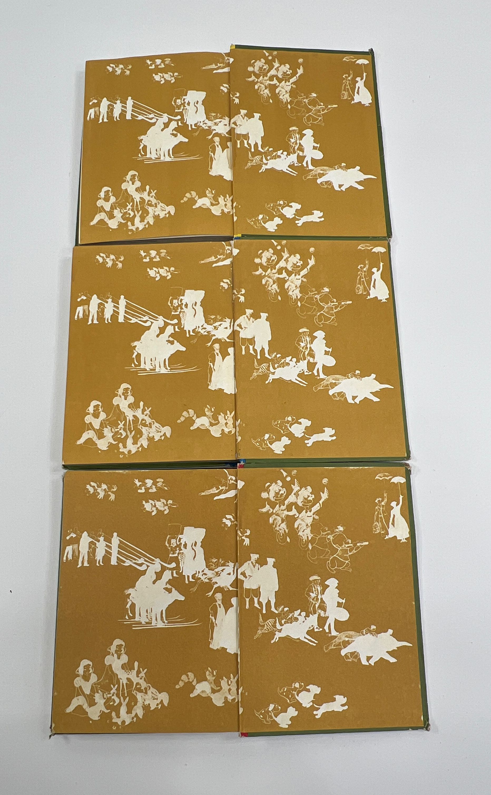 Disney Vintage 3 Book Set Fantasyland America Stories From other Lands c1965