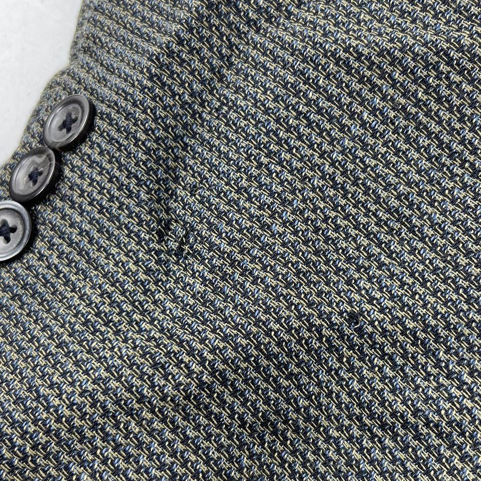 Oscar De La Renta Lot of 2 Gray Wool Cashmere Blazer Jacket Men's 60L