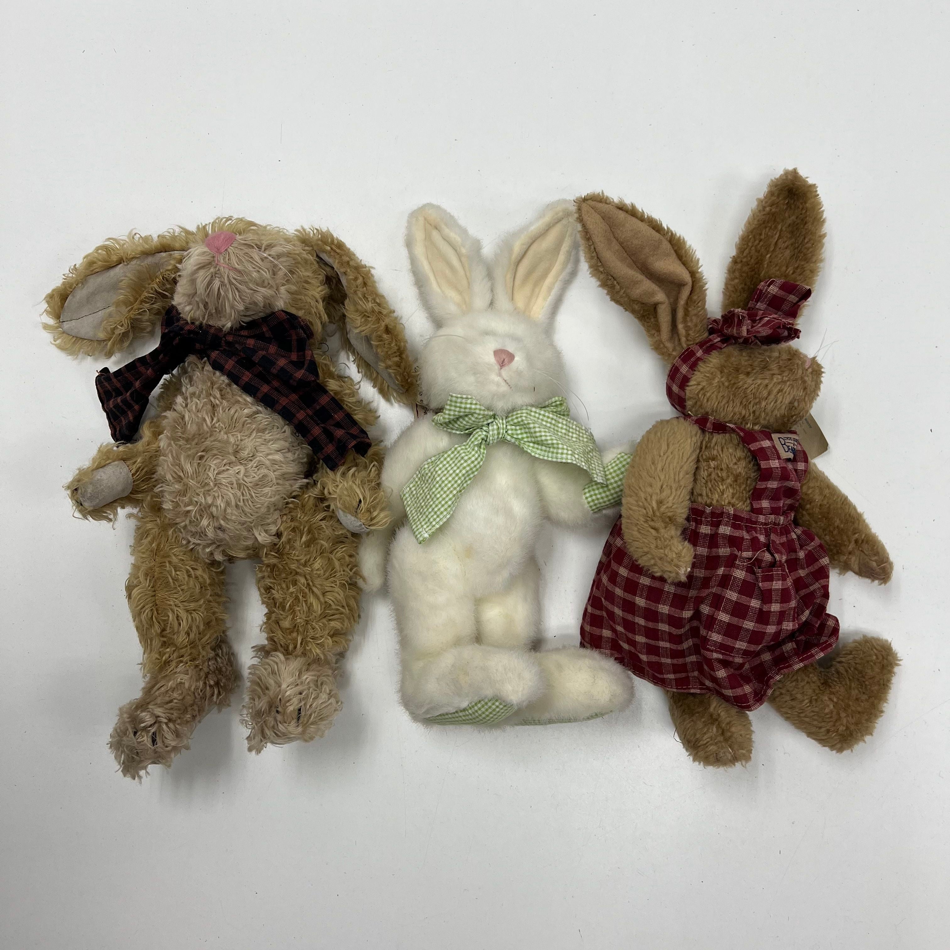 Vintage Boyds Bears J.B. Bean Plush Bunnies Lot of 6 Collectible Rabbits