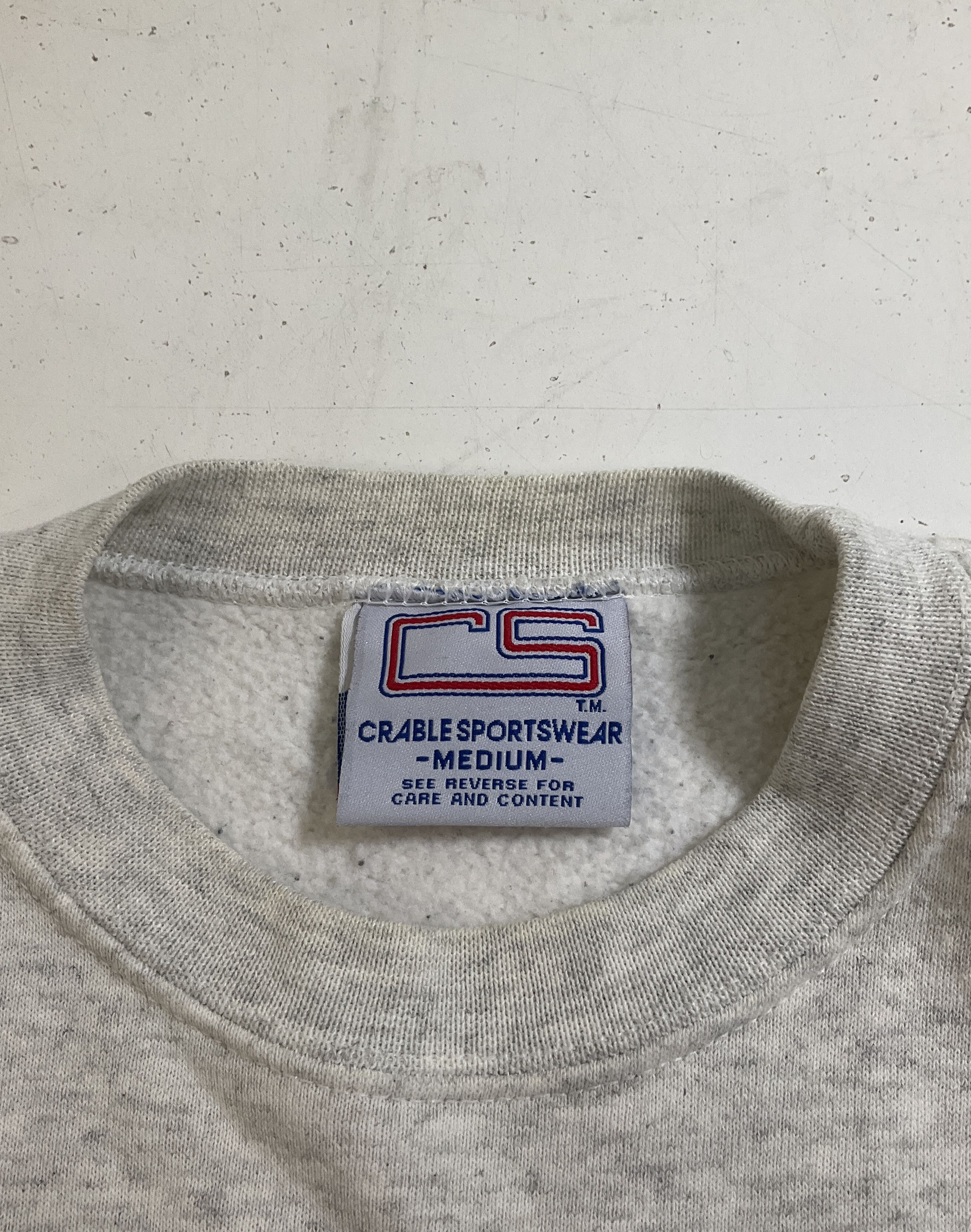 Vintage 90s Crable Kansas State Wildcats Sweatshirt Crewneck USA Made Mens M
