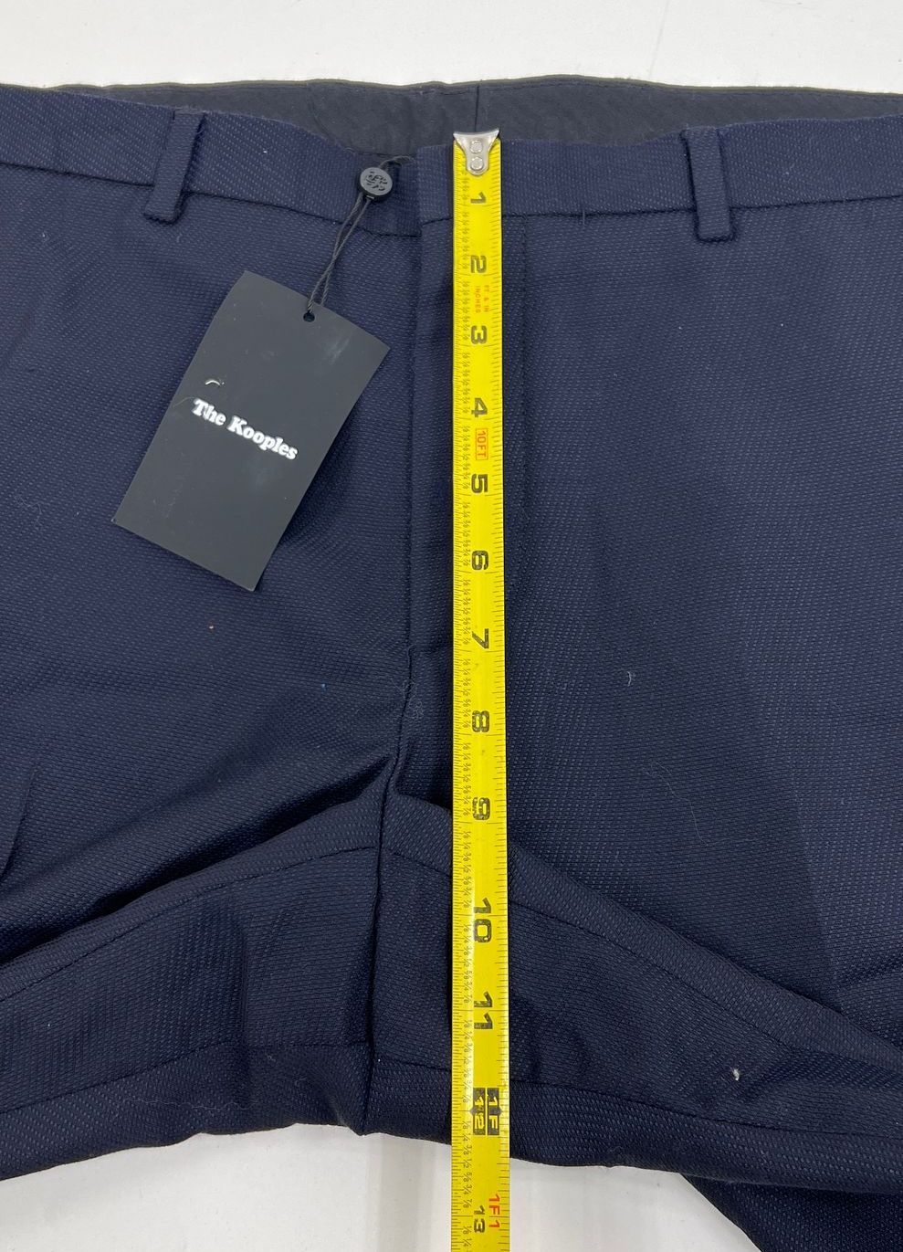 NWT Women's The Kooples France Dark Blue Dress Pants Slacks - Size 50