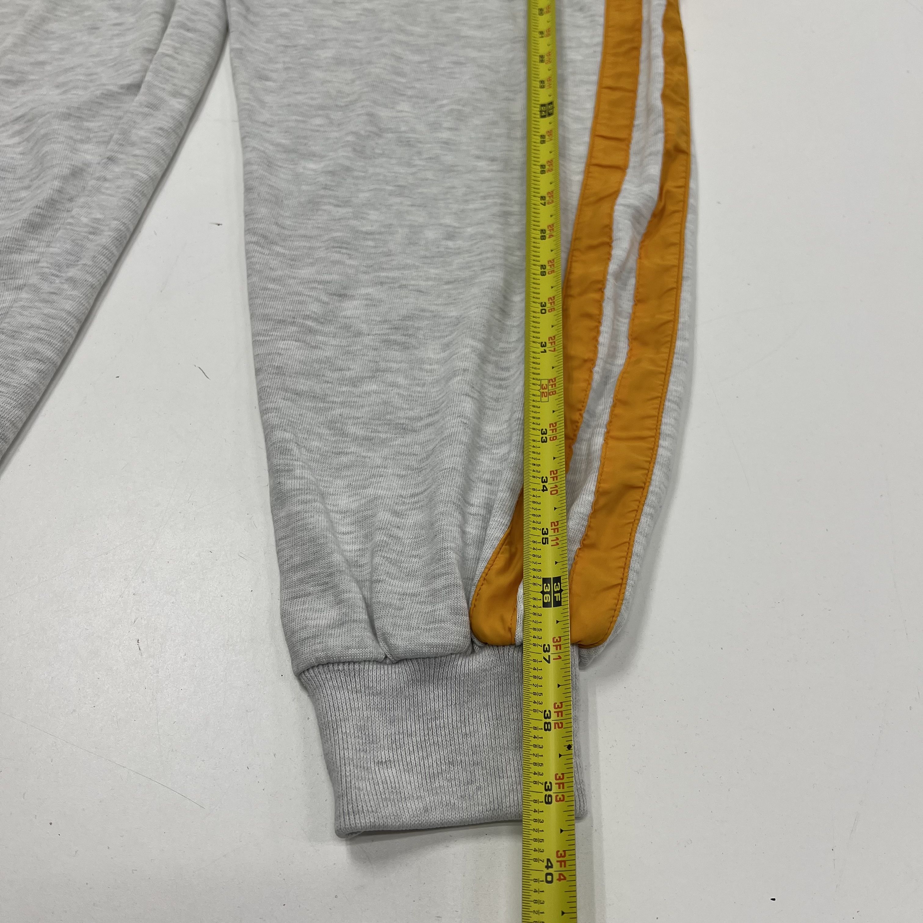 Nike Gray Orange Cross Training Lace Up Side Stripe Joggers Pants Women's L