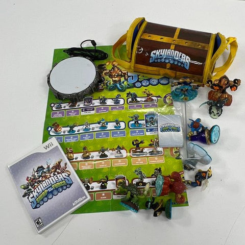 Skylanders Spyro's Adventure Nintendo Wii Game Lot Portal 9 Figures Bag Cards