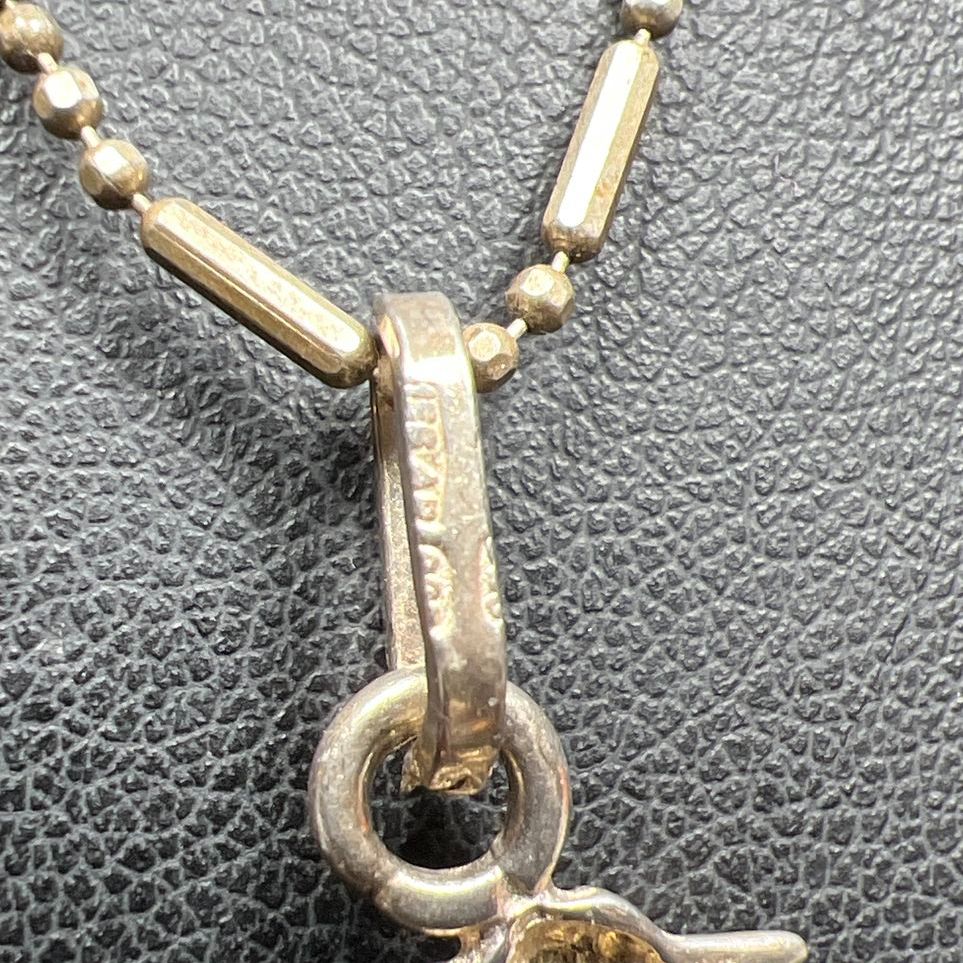 925 Sterling Silver Ostrich Bird Pendant Necklace 5.29g