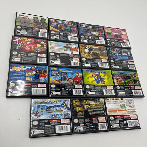 16x OEM Nintendo DS Empty Replacement Game Cases Lot w/ Manuals Mario Sonic