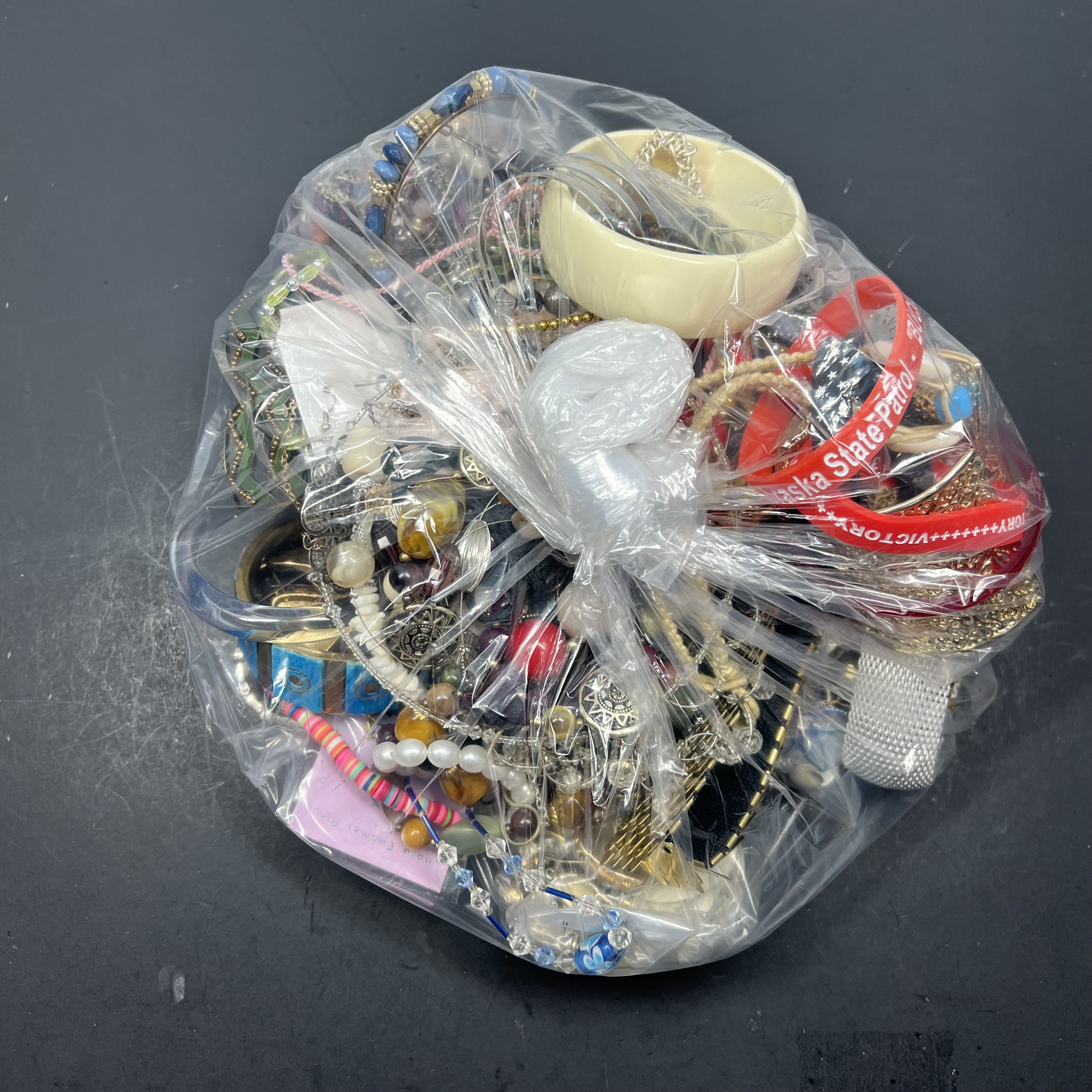 5LB Wearable Costume Jewelry Mixed Items