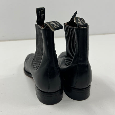 Destroyer Delujo Black Leather Goodyear Welt Chelsea Boots Size 9.5