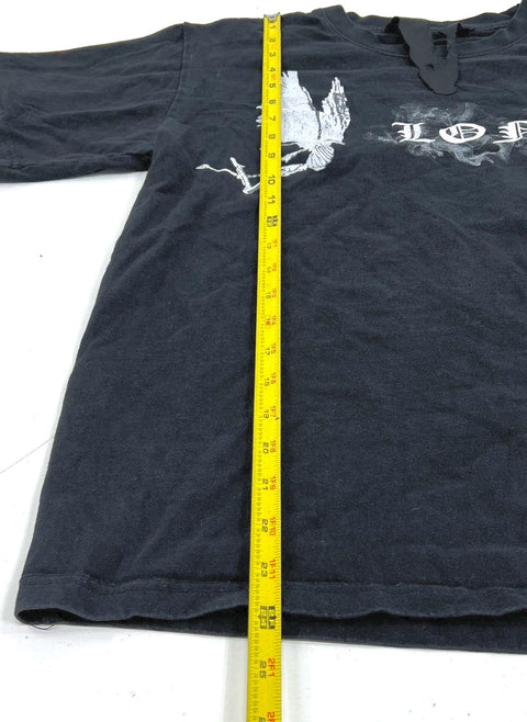 Vlone NAV Good Intentions Dove Angel Graphic T-Shirt Big V Logo Sz L