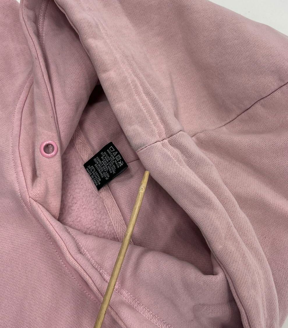 Men's Odd Future Pink Colorblock Pullover Kangaroo Pocket Hoodie - Size Large