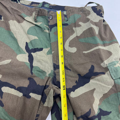 Vintage 80s USGI Woodland Camo Chemical Protective Cargo Pants Trousers Men's M