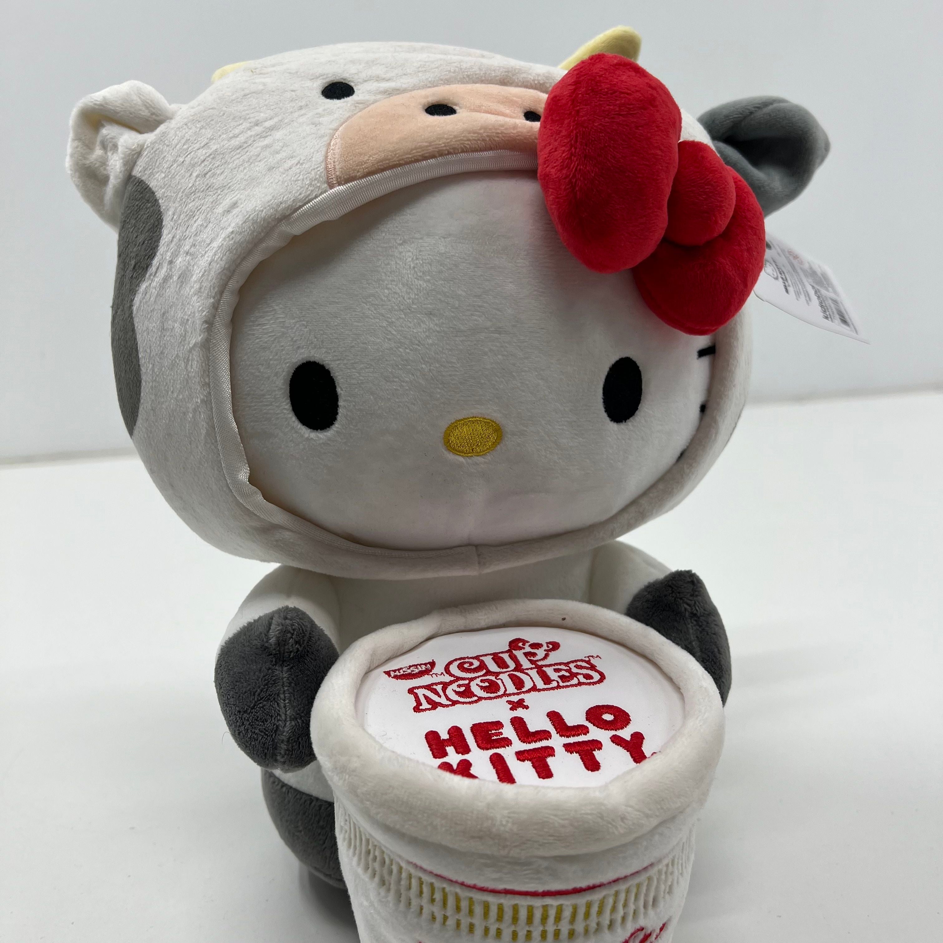 Hello Kitty x Cup Noodle Nissin Beef Kidrobot Sanrio 12" Plush