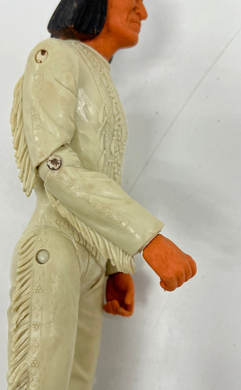 1967 Marx Toys Johnny West Geronimo 12 Inch Vintage Action Figure Loose