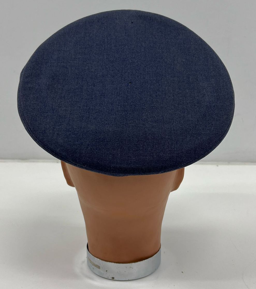 Collectible Vintage Blue & Black US Military Officer Uniform Hat 7 1/3 HL