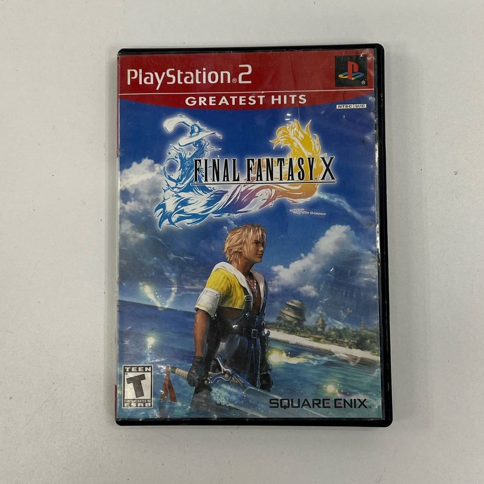 Sony Playstation 2 PS2 Square Enix Final Fantasy X Game in Case UNTESTED