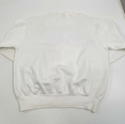 Vintage 90s Fruit of the Loom NHRA Drag Racing Signed Sweatshirt USA Made Mens L