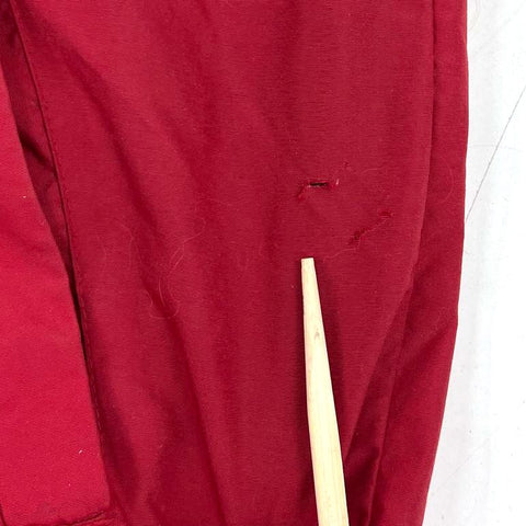 Vintage 90s Vesi Nebraska Huskers Red Embroidered Hooded Windbreaker Mens L