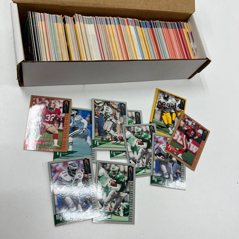Vintage 90s NFL Football Cards Huge Lot Bulk Collection Fleer Pro Set Topps